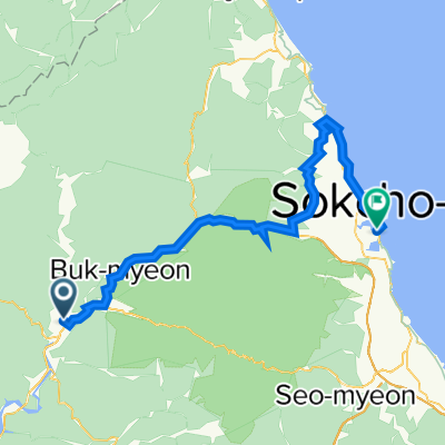 원통-미시령-동해바닷가-속초