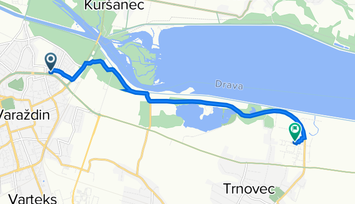 Koprivnička ulica 6A, Varaždin to Trnovec Bartolovečki