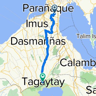 Paranaque-Tagaytay via Molino/Paliparan