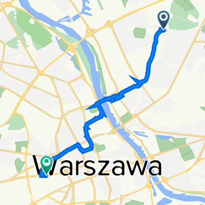 Porannej Bryzy 45, Warszawa do Marcina Kasprzaka 19/21, Warszawa
