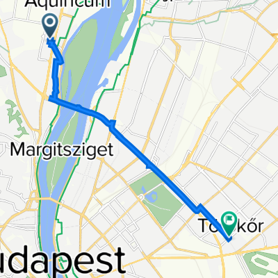Szérűskert utca 17., Budapest to Mogyoródi út 16., Budapest
