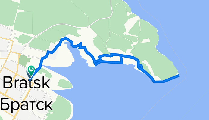 Депутатская улица, 35А, Братск до Депутатская улица, 39, Братск