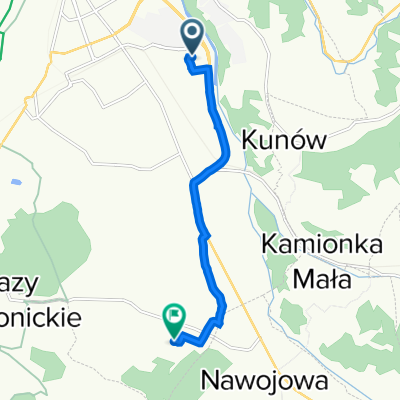 Konstantego Klemensa Gucwy 32, Nowy Sącz do Stadnickich 24A, Nowy Sącz