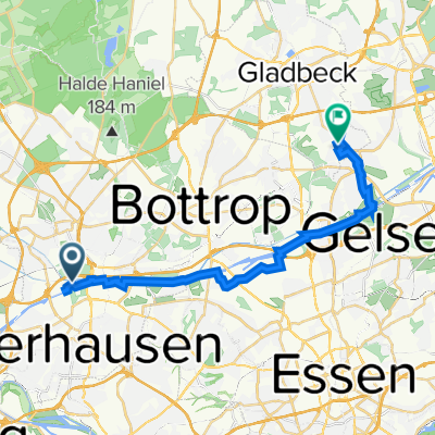K3 78, Oberhausen nach Heringstraße 19B, Gladbeck