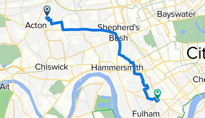 14 Maldon Road, London to 508 Fulham Road, London
