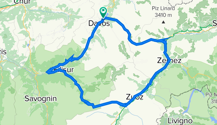 Davos-Albulapass-Flüelapass-Davos