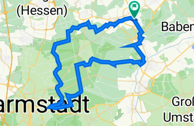 Route in der Bikemap App öffnen