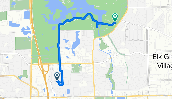 746 Clover Hill Ct, Elk Grove Village to 450 S Arlington Heights Rd, Elk Grove Village