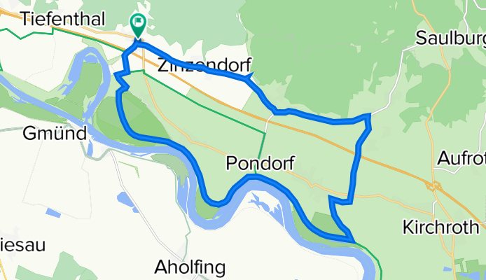 Bachgasse 4, Wörth an der Donau nach Zur Alten Donau 3, Wörth an der Donau