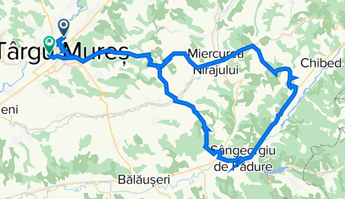 Aleea Carpați 61, Târgu Mureș to Strada Mioriței 26, Târgu Mureș