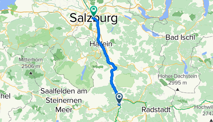 Bischofshofen nach Salzburg