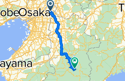 Route in der Bikemap App öffnen