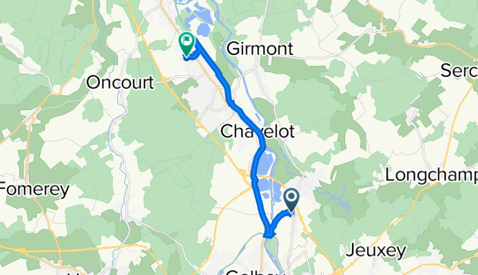 280 Chemin de la Gascade, Dogneville à 10 Rue des Ormes, Thaon-les-Vosges
