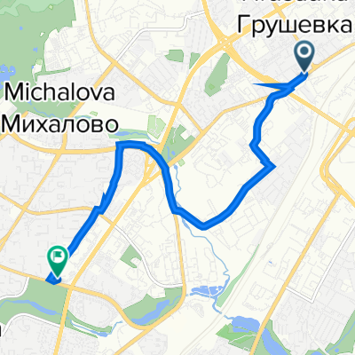 Железнодорожная улица, Минск до проспект Любимова, Минск