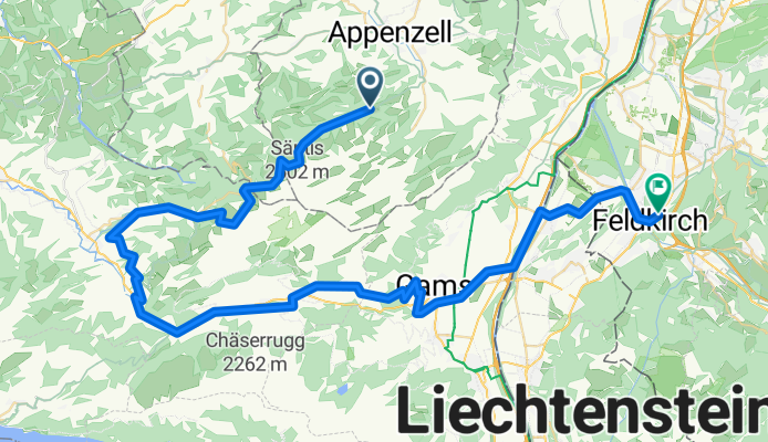 Rund um den Säntis 70 km - 1000hm