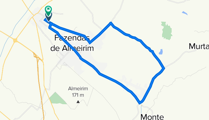 De Rua Moinho de Vento 131, Almeirim a Rua 1º de Dezembro 23, Almeirim