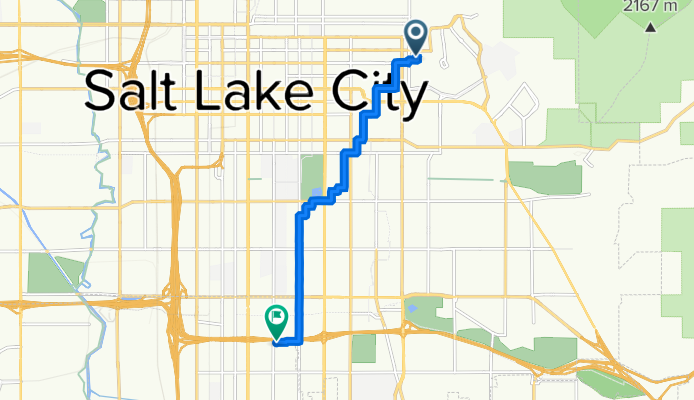 1395 Presidents Cir, Salt Lake City to 301–399 E Robert Ave, South Salt Lake