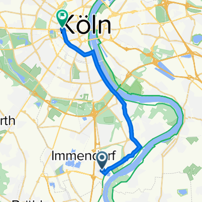 Pierstraße 41, Köln nach Brabanter Straße 2, Köln