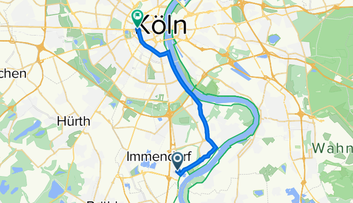 Pierstraße 41, Köln nach Brabanter Straße 2, Köln