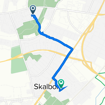 Skelagervej 131, Aalborg to Stationsmestervej 46, Aalborg