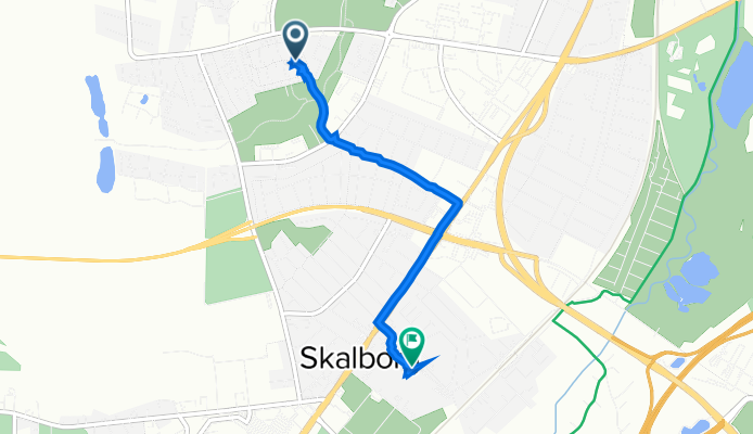 Skelagervej 131, Aalborg to Stationsmestervej 46, Aalborg