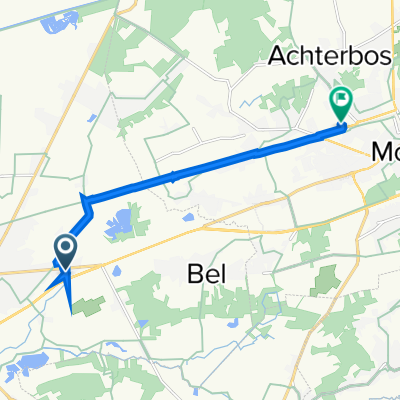 Westerhoeven 3, Geel naar Nijverheidsstraat 12, Mol