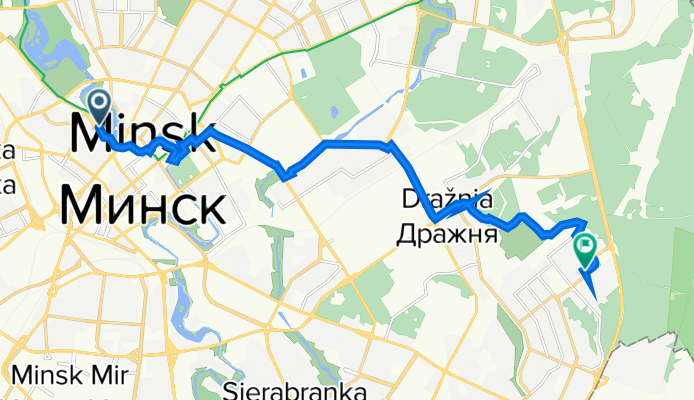 проспект Победителей, Минск до улица Нестерова, Минск