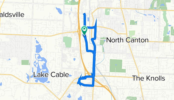 Promway Avenue Northwest 6695, North Canton to Promway Avenue Northwest 6695, North Canton