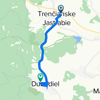 Trenčianske Jastrabie až Dubodiel
