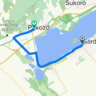 Üdülők útja 1, Gárdony to Budai út 36, Pákozd