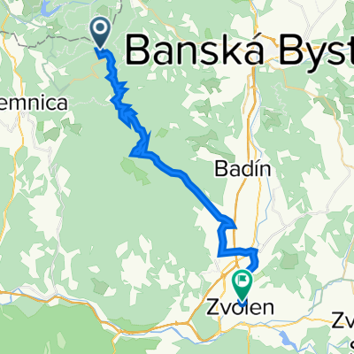 Skalka, Partizánska Dolina 31, Kremnica do Dukelských hrdinov 4635 Matúšov Dvor