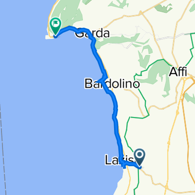 Da Via degli Ulivi 2, Lazise a Via San Vigilio 13, Garda