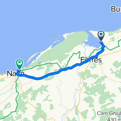 Findhorn Road, Forres to Nairn and Cawdor Ward, Nairn