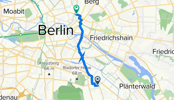 Neckarstraße 2, Berlin nach Torstraße 41–47, Berlin