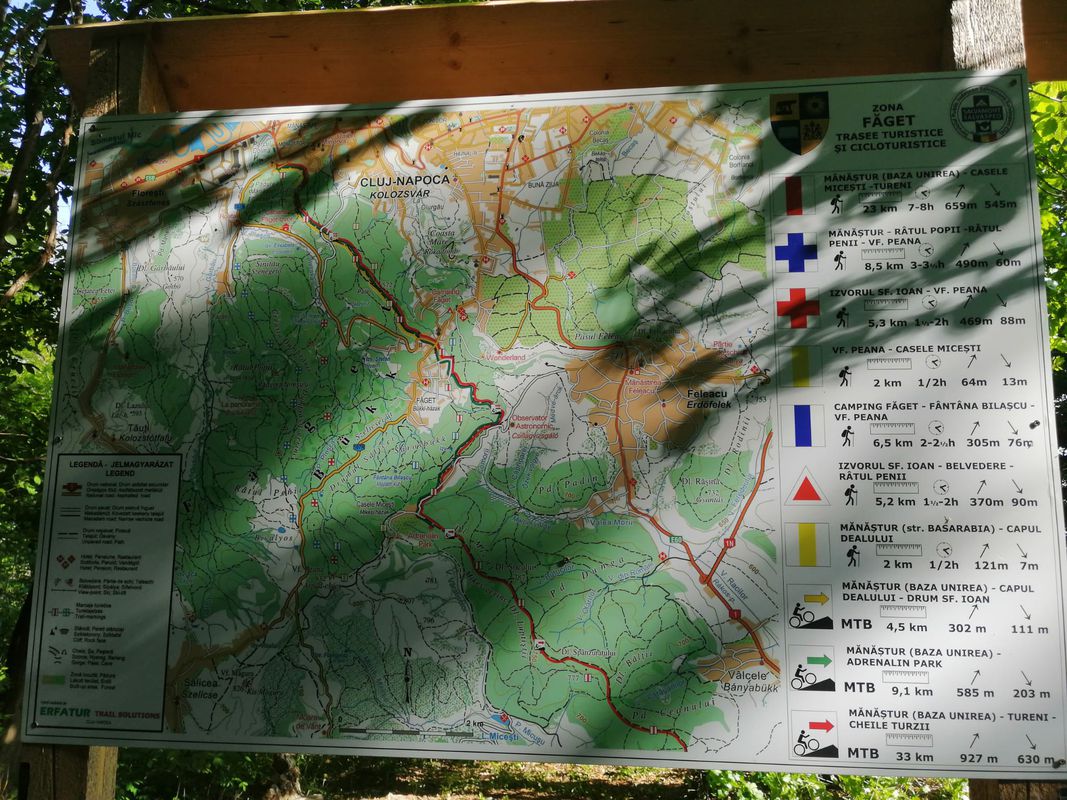 Cluj Park Faget-Vf. Peana , Izv.Sf.Ion