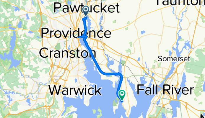 123 Wilcox Ave, Pawtucket to E Bay Bike Path, Bristol