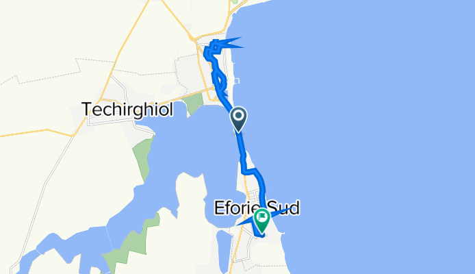 DN39 28c, Eforie Nord to Strada Nicolae Bălcescu 12, Eforie Sud