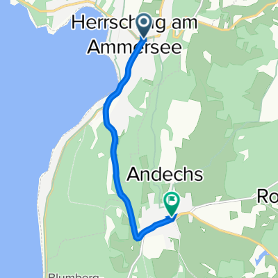 Mühlfelder Straße 2, Herrsching am Ammersee nach St2067 2, Andechs