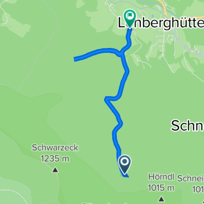 Straße ohne Straßennamen, Lohberg nach Bühelweg 17, Lohberg