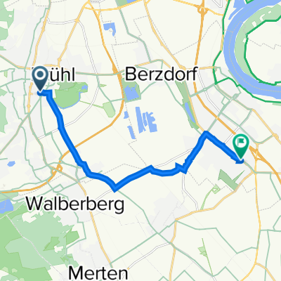 Liblarer Straße 9, Brühl nach Auf dem Eichholzer Acker 1, Wesseling