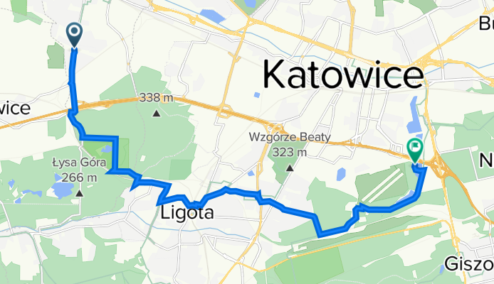 Trasa z Stefana Batorego 56, Chorzów