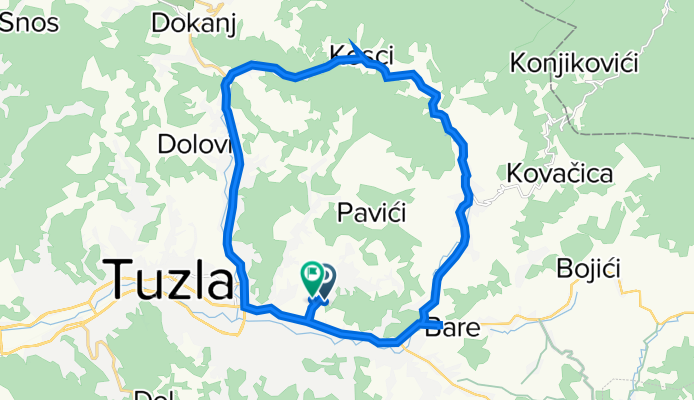 Bosna i Hercegovina, Tuzla to Put Križani 107, Tuzla