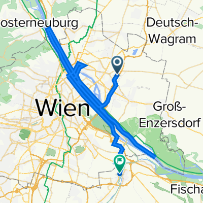 Gewerbeparkstraße 2, Wien nach Brauhausstraße 16/1/3, Schwechat