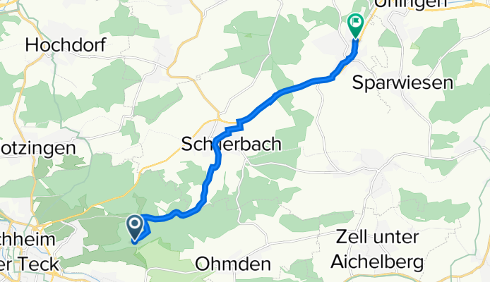 Rauber 1, Kirchheim unter Teck nach Schulstraße 28, Albershausen