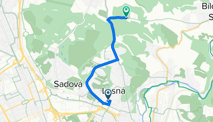 Halasovo náměstí 826/7, Brno to Panská lícha 7, Brno