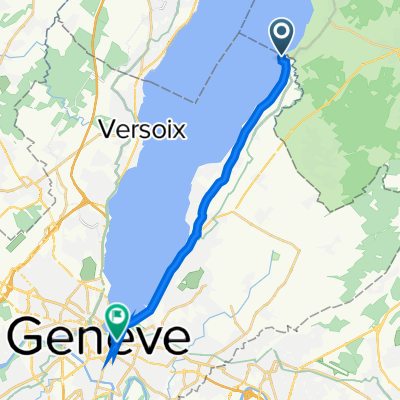 Rue du Nord 44, Hermance to Terrassière, Genf