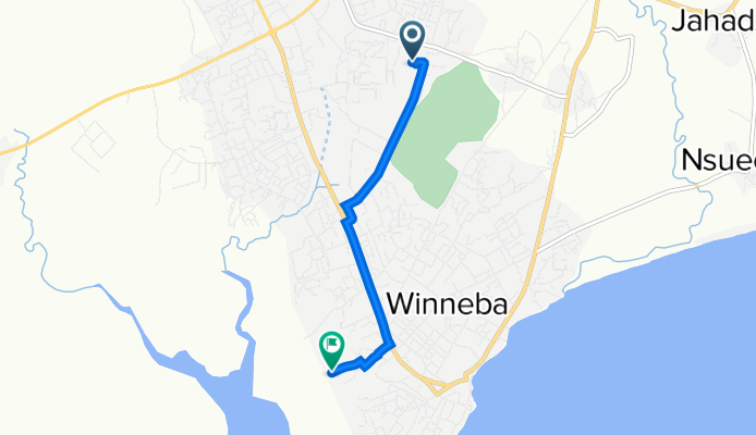 SSNIT Roundabout, Winneba to Effutu Municipal