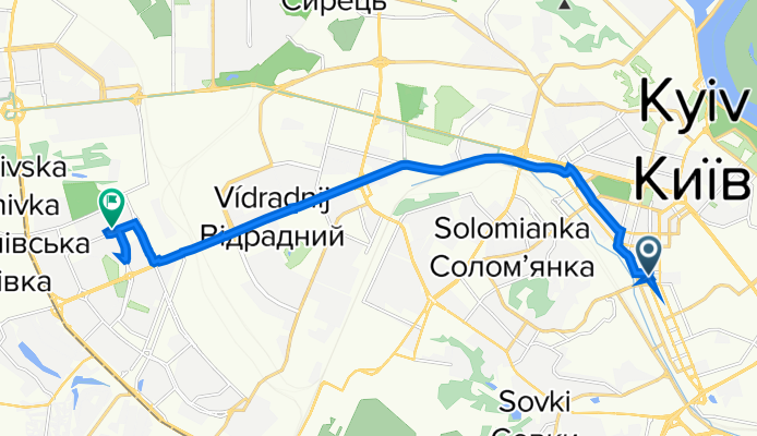 Антоновича улица, Киев до Якуба Коласа улица, Киев