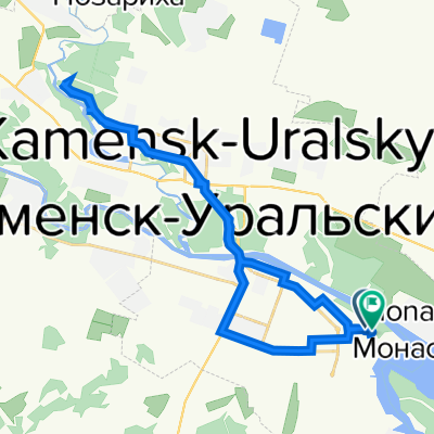 От улица Каменская 5, Каменск-Уральский до улица Строителей 1, Каменск-Уральский