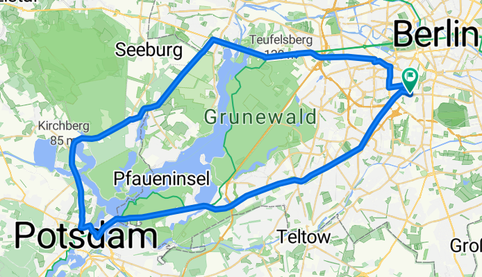 Schöneberg-Wannsee-Potsdam-Spandau-Schöneberg